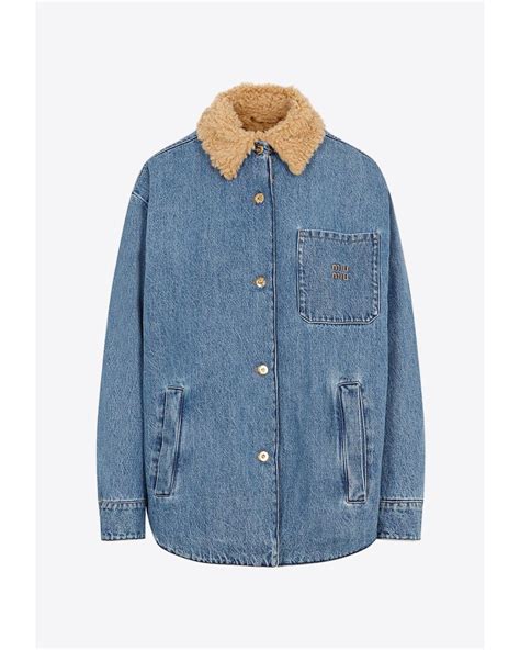 miu miu denim coat|miu mi u jeans.